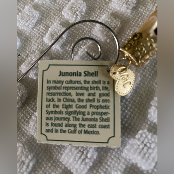 Old World Christmas Junonia Shell Glass Ornament - Picture 4 of 4